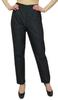 Phagun Women's Beige Dupion Pants High Waist Narrow Bottom Trousers-Large