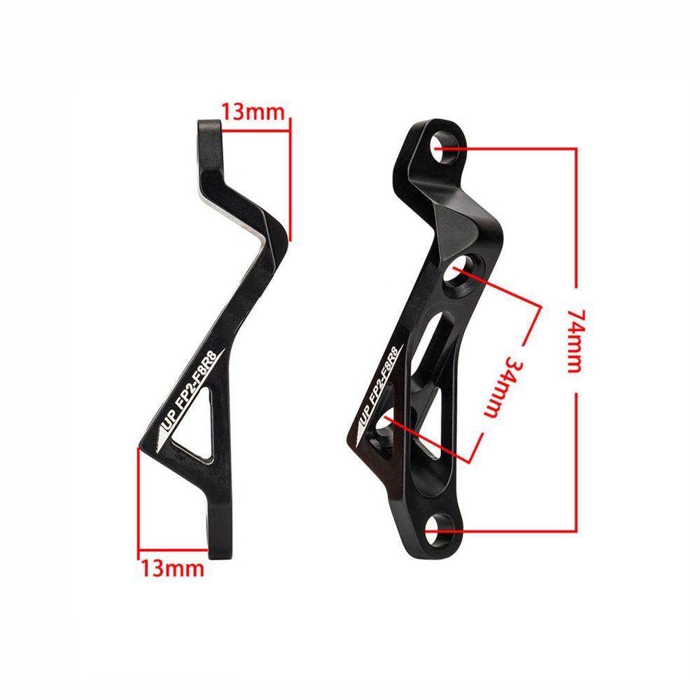 Black Disc Brake Adapter Front Rear Disc Brake Caliper Rotor Adapter Bike Maintenance