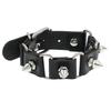 New Harajuku Round Gothic Skeleton Star Skull Punk Rivet Bracelet Retro Couple Bangle PU Leather Bracelet Jewelry Gift