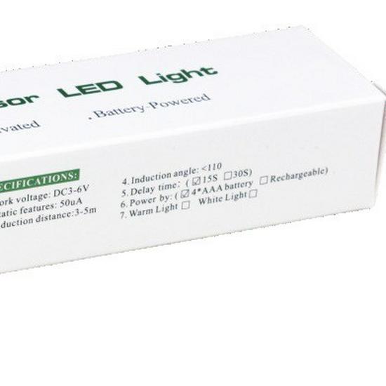 Imported Battery-Powered Motion Sensor Light for Cabinets & Hallways - Set of 10