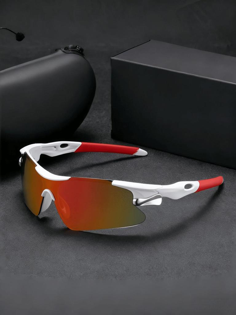 2024 Windproof Men's & Women's Large Frame Cycling & Motorcycle Sunglasses