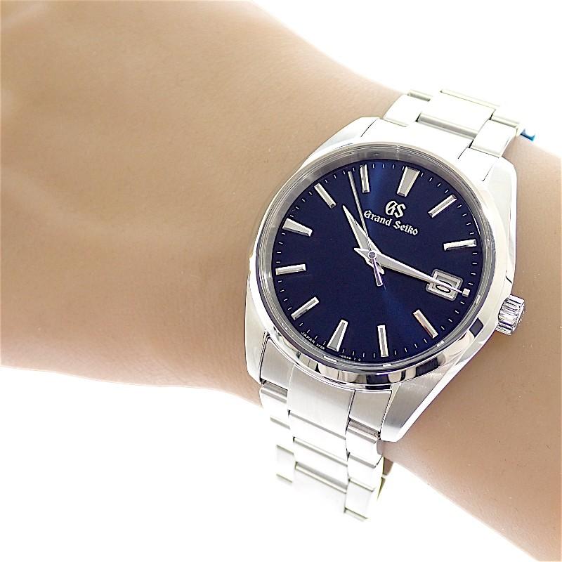 Grand Seiko  SBGP013 Watches Navy Stainless Steel mens NavyDial
