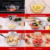 Fulevenz Nordic Heat-Resistant Glass Soup Bowl with Lid