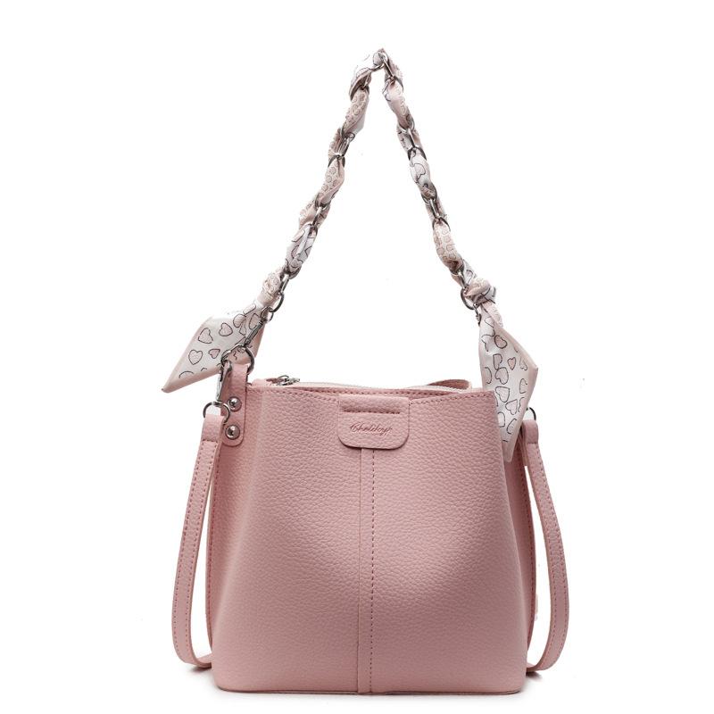 Beliebte Retro-Nischen-Farbkombination, tragbare Bucket Bag, Damen, neue Pendler- vielseitige Schulter-Umhängetasche