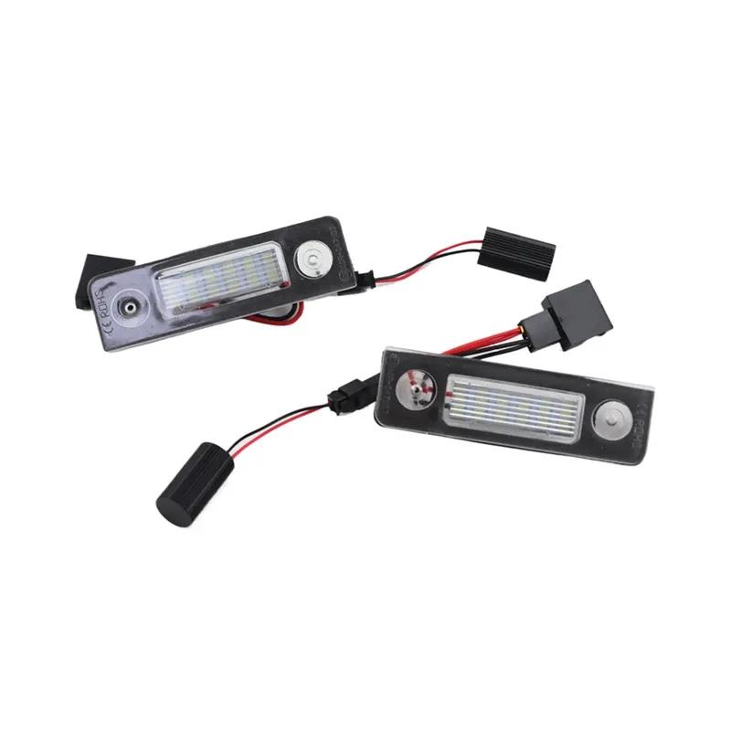 12V White Led CANBUS No Error License Plate Lights For Skoda Octavia MKII 1Z A5 Facelift Roomster 5J Octavia MKII Pre-facelift