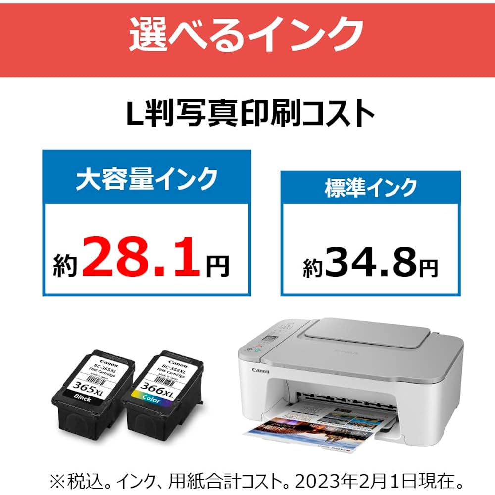 Canon Canon Printer A4 Inkjet Multifunction Printer PIXMA TS3530 White Wi-Fi Compatible for Telew...
