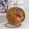 Multipurpose Imitation Vine Weaving Basket with Handle Multipurpose Storage Basket  Restaurant