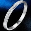 Four-leaf Clover Inlaid Double Row Women's European and American Fashion Bracelet