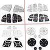 ABS Car Accessories Steering Wheel Buttons Knob Trim Cover Stickers For Mercedes Benz A B C E S GLC CLA CLS GLE GLS GLK Class