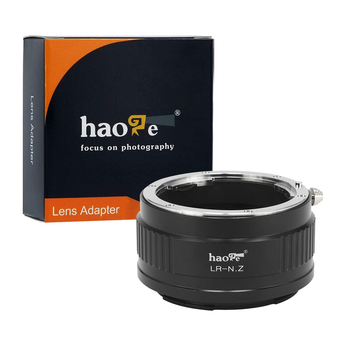 

Haoge Manual Lens Mount Adapter for Leica R LR Lens to Nikon Z Mount Cameras such as Z7 Z7II, Z6II, Z6,