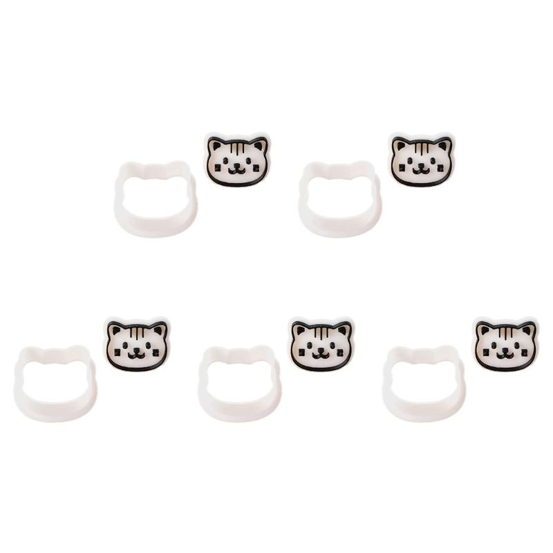 Cartoon Animal Fondant Cookie Cutters Easy to Use Cute Animal Shape Pastry Molds for Creating Delicate Snacks at Homes