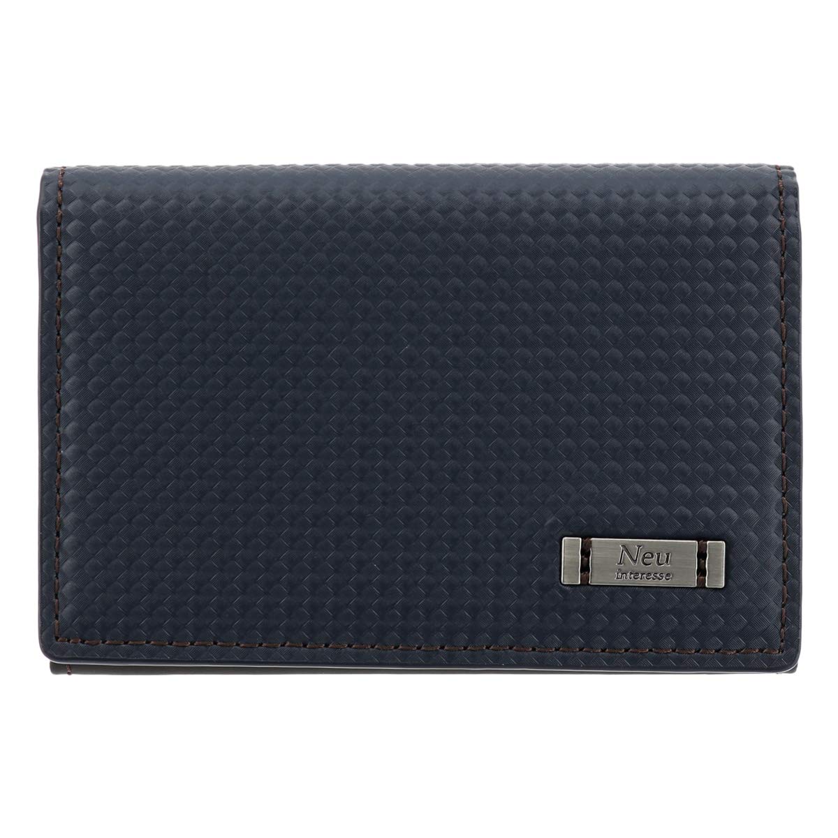 

Neuinteresse Business Card Holder Nacht 3545 Neuinteresse Genuine Leather Hybrid Leather Navy x Chocolate [Neuinteresse] Men s [05]