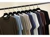 Korean Style Women's Loose Fit Modal Short Sleeve Round Neck T-shirt