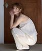 WIOE Lacy Jacquard Banding Pants_Ivory