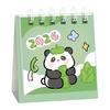 2026 Mini Tischkalender Kawaii Delfin Bär Katze Bilder Bürodeko mit Spiralbindung