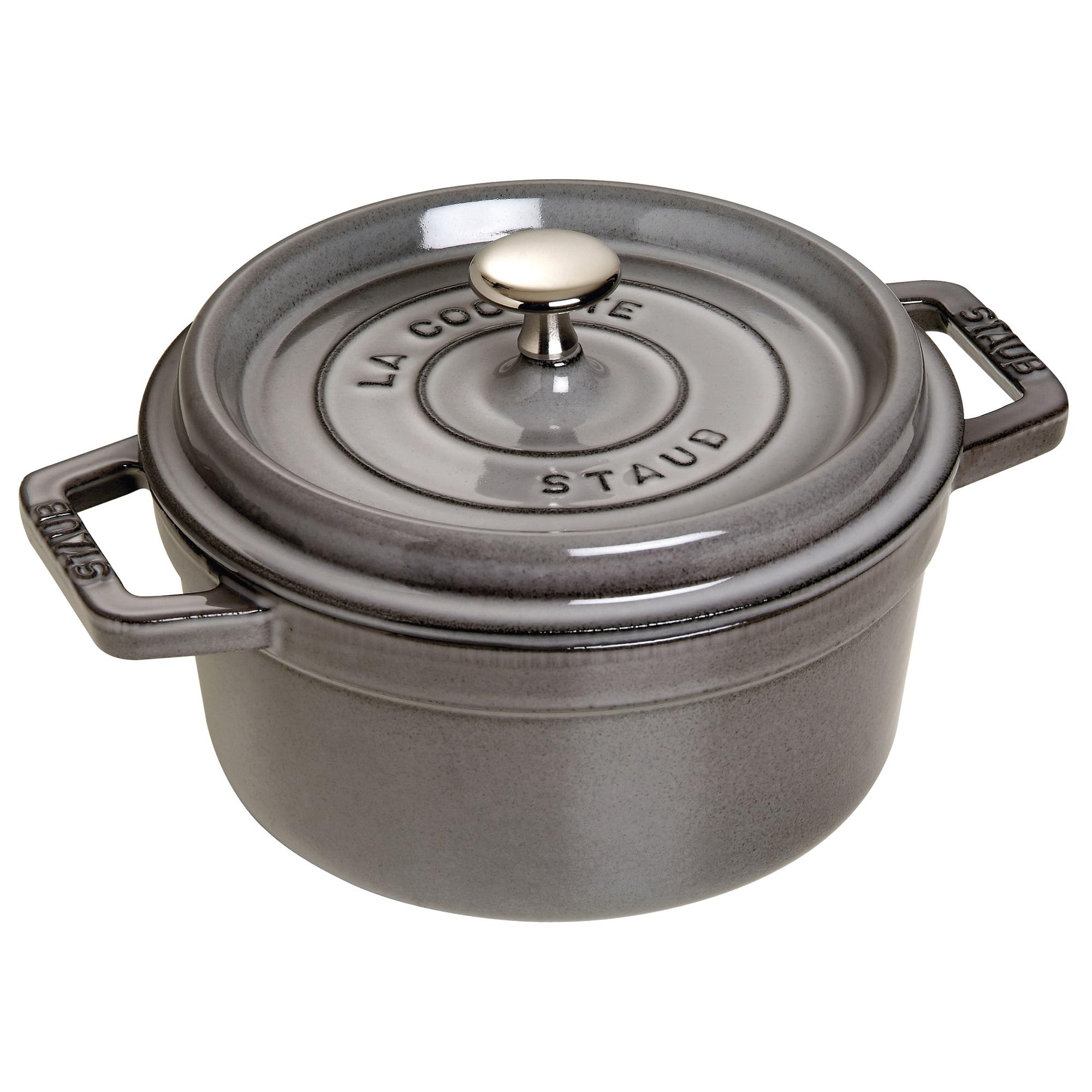 

Staub Quart Круглый кокот Кварт 1102218 6-1/4 2.75