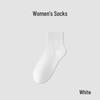 Women's Black Over-the-Knee Cotton Socks - Breathable, Antibacterial, Slimming JK Style