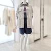 Leather Collar Denim Jacket YJ5MM412