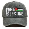 Výšivka Free Palestine na kšiltovce typu Dad Hat s nastavitelným zapínáním pro letní nošení venku
