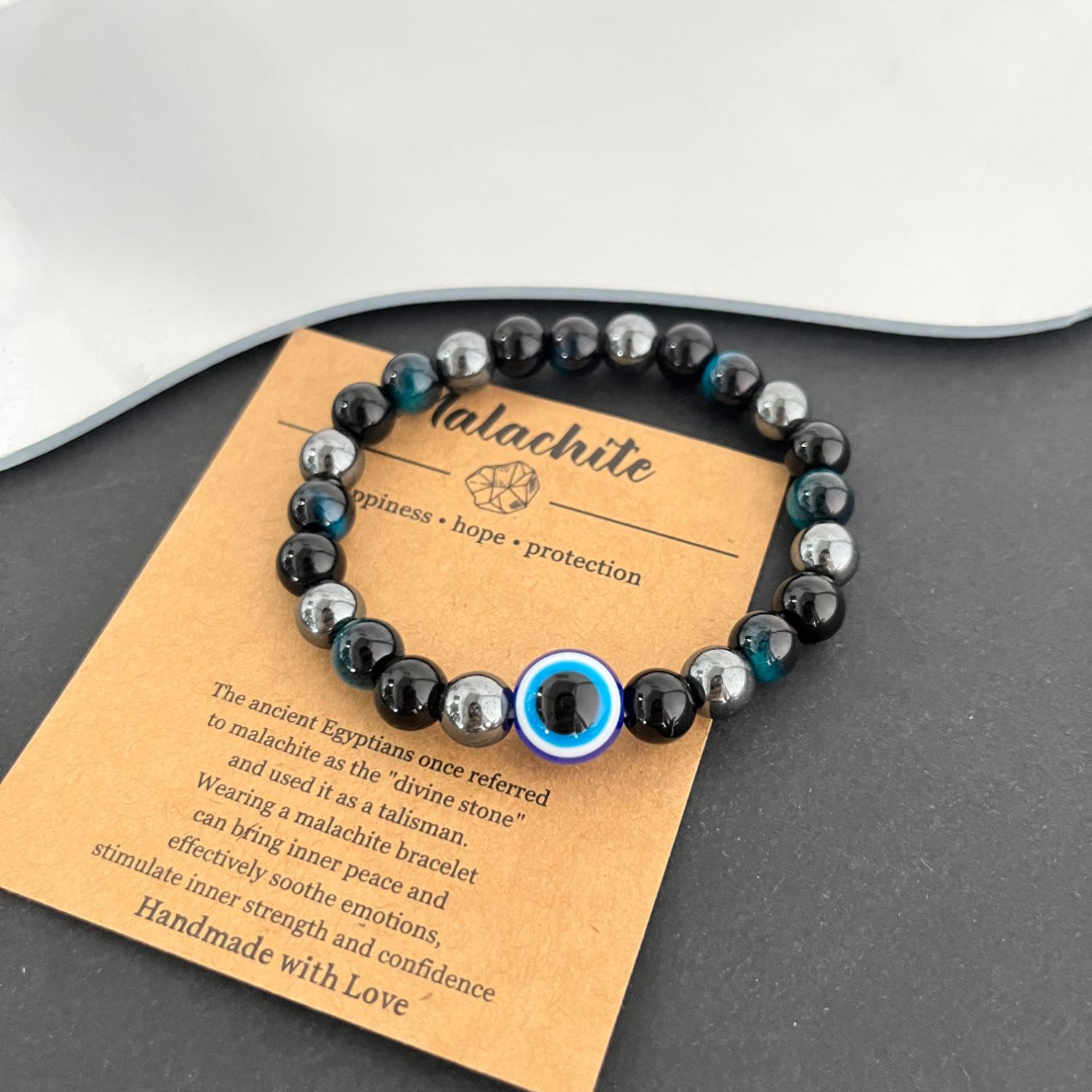 JYL TS Bracelet  Luxury Niche Design Feng Shui Romance & Blessing T788 индиго