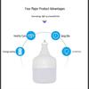 High-End USB Rechargeable LED Emergency Bulb for Outdoor Markets and Power Outages