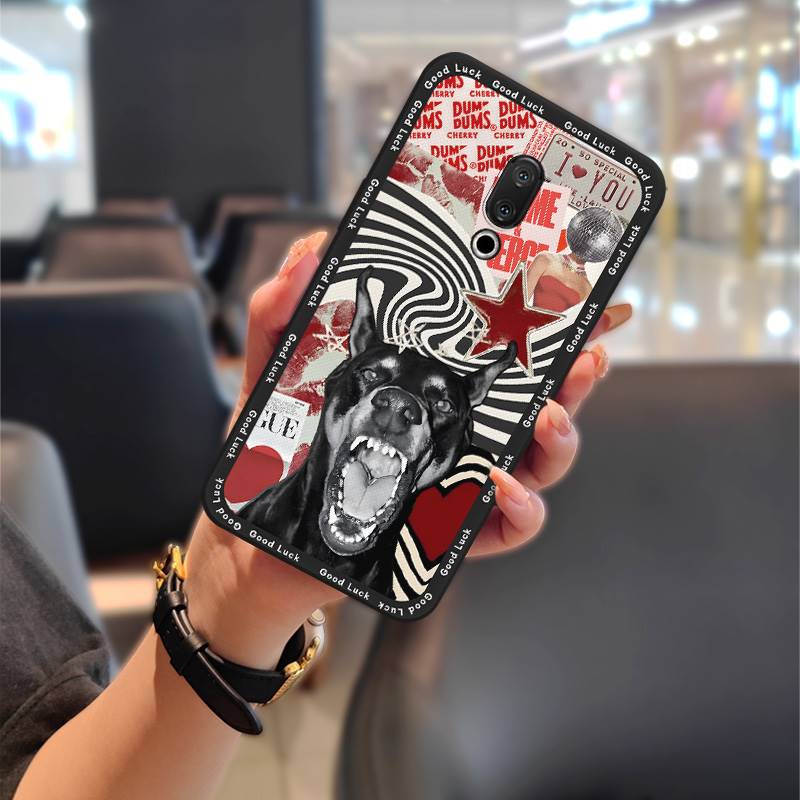 Protective Cute Phone Case For Meizu 15/15 Lite Cartoon Full Wrap Dirt-resistant Waterproof TPU Phone Pouch Anti-knock