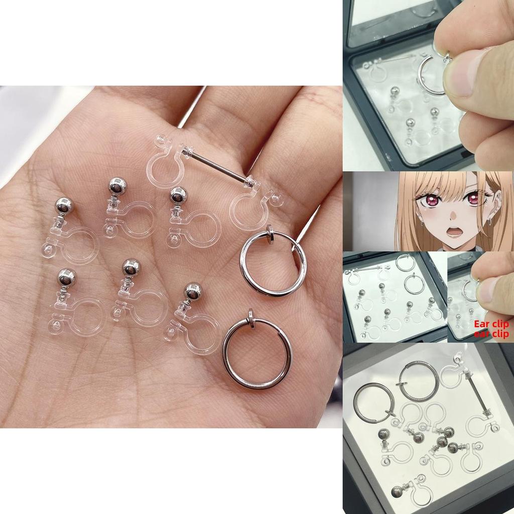 Kit Orecchini a Clip Gioielli Kitagawa Marin di My Dress Up Darling per Appassionati di Cosplay