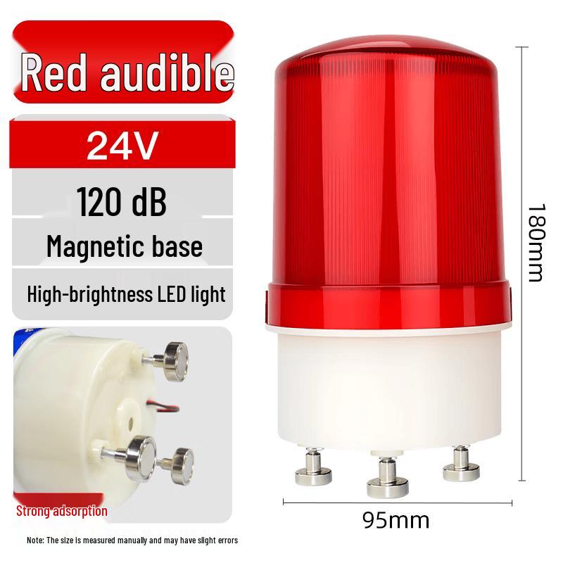 MDNG BR-105 Rotating LED Strobe Siren & Warning Light CN Plug (adapter Included)