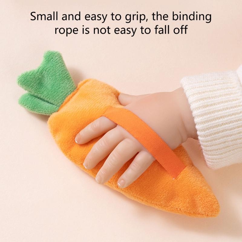 Adorable Shape Infant Cuddle Toy for Stress Reduction Gentle Sensory Stimulation Toy Secure Chewing Support Doll