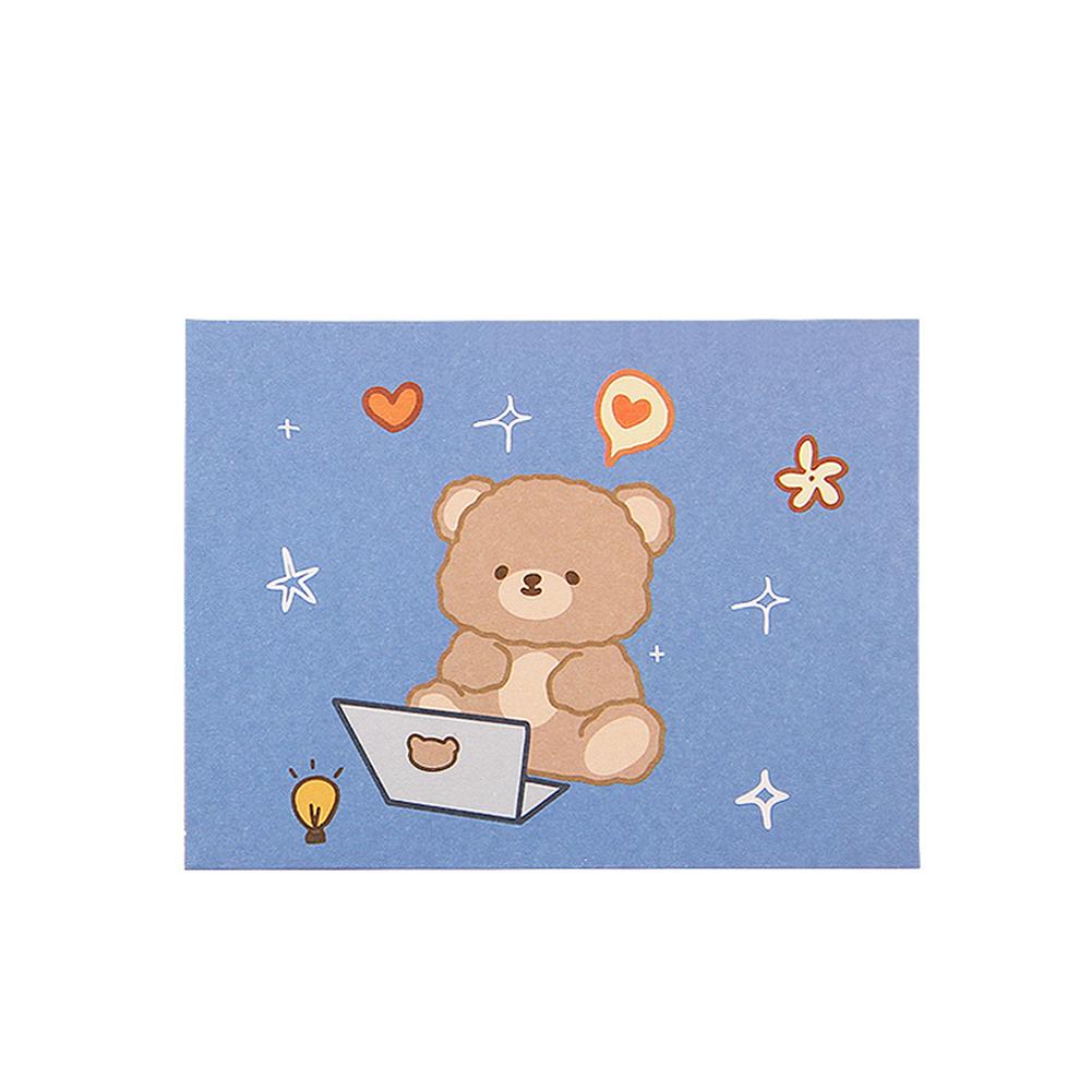 Message Envelope Message Available Exquisite Workmanship Cute 9.6 * 7.2cm Cartoon Postcard Cute Postcard Cute Design General