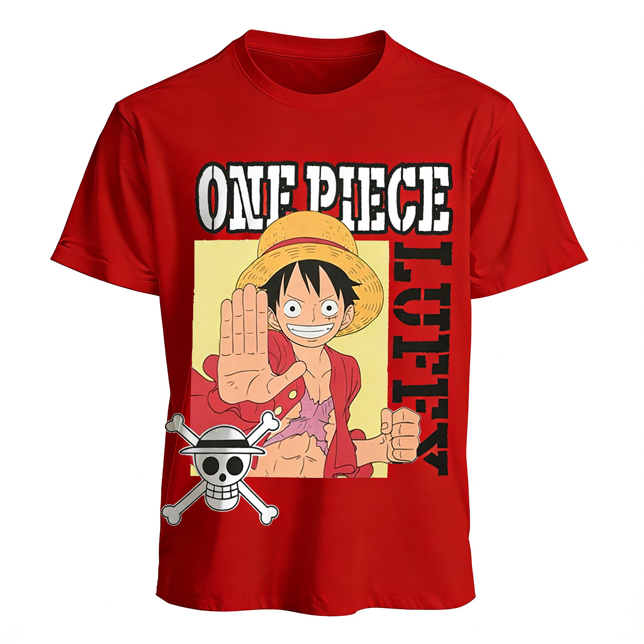 

Oversized Vintage One Piece Luffy Graphic T Shirt Unisex Women Anime Print Casual Short Sleeve Tee Streetwear Tops Y2k 2026 Summer S