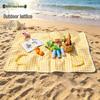 Thickened Portable Outdoor Picnic Mat - Moisture-proof Oxford Cloth for Camping, Beach, and Grasslands