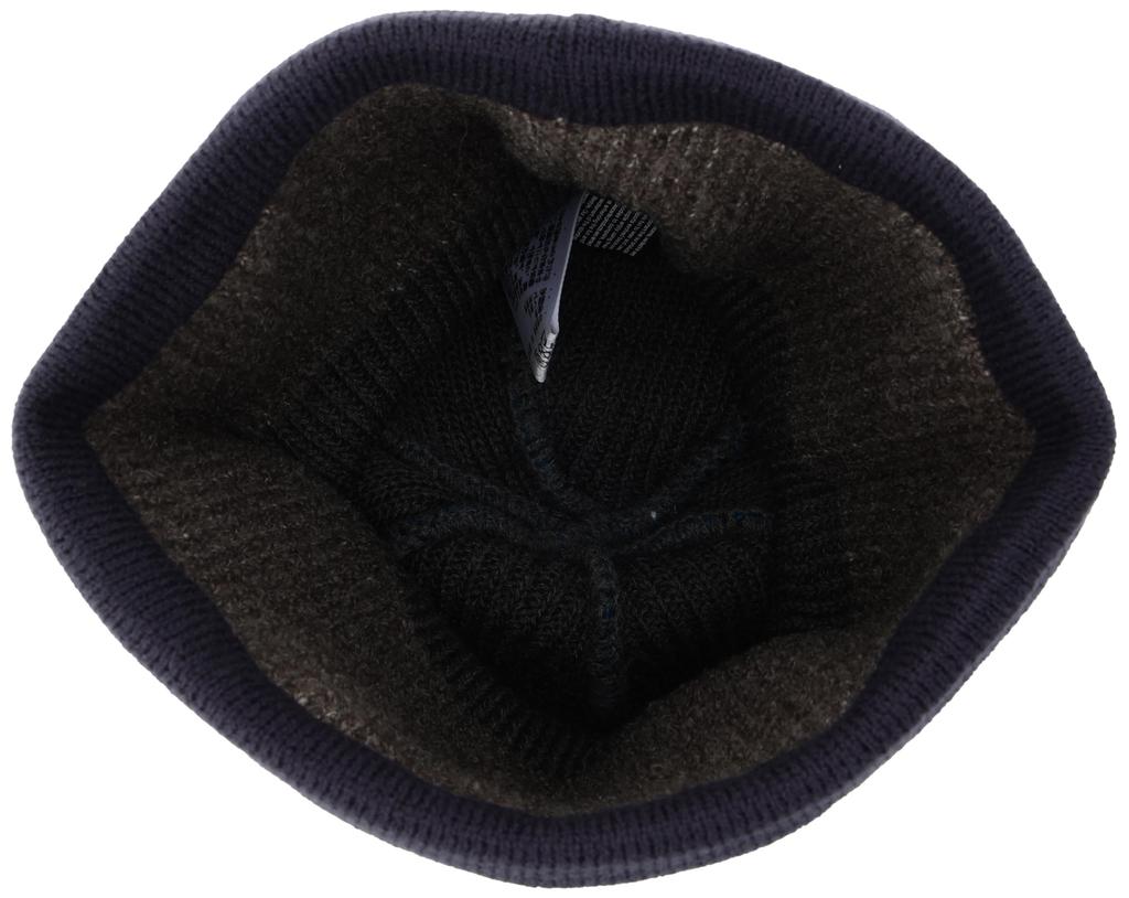 Descente Knit Heat Simple DWBWJC63 NNY Cap, Navi, Warm, Sweat-Wicking, Quick-Drying, Antibacterial, Odor-Resistant, Design, Men's,