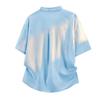 Plus Size Plus Size Solid Color Short-sleeved Men's Thin, Cool And High-end American Shirt Jacket