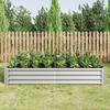Raised Bed Metal Planter, Robust Sheet Steel, Rust Protection, Long Durability, Kit Without Bottom, Ideal for Vegetables, Herbs & Flowers, Anthracite