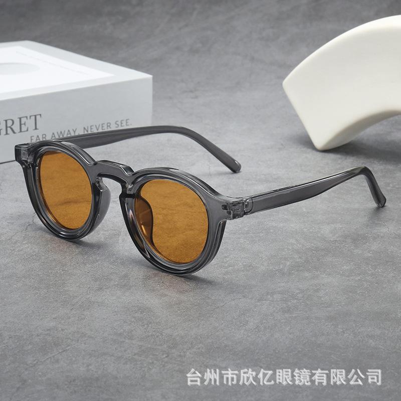 Vintage Small Frame Round Sunglasses Women Men Luxury Brand Designer Popular Punk Shades Hip Hop Sun Glasses UV400