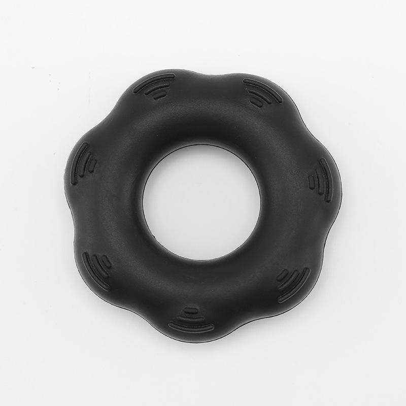 Silicone Finger Resistance Band & Grip Ball Set - Finger Exerciser & Trainer