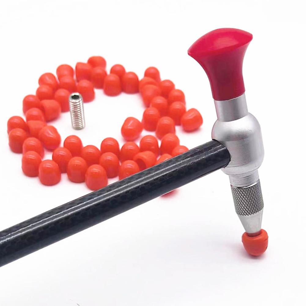 50PCS Dent Reparatur Werkzeuge Knock Down Kopf Ersatz Mit Köpfe Abdeckung Paintless Auto Dent Reparatur Hand Werkzeug Zubehör