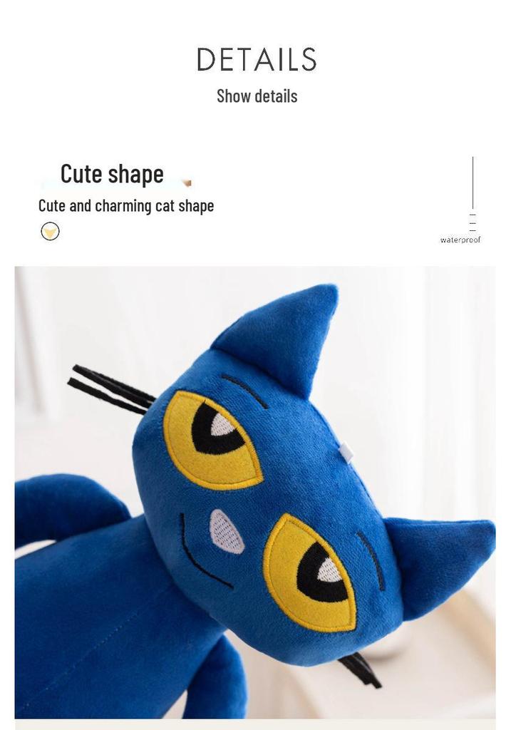 Adorable Sleeping Peter Cat Plush Toy