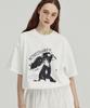 BETWEEN A AND B Starry Night Oversized T-Shirt [White]