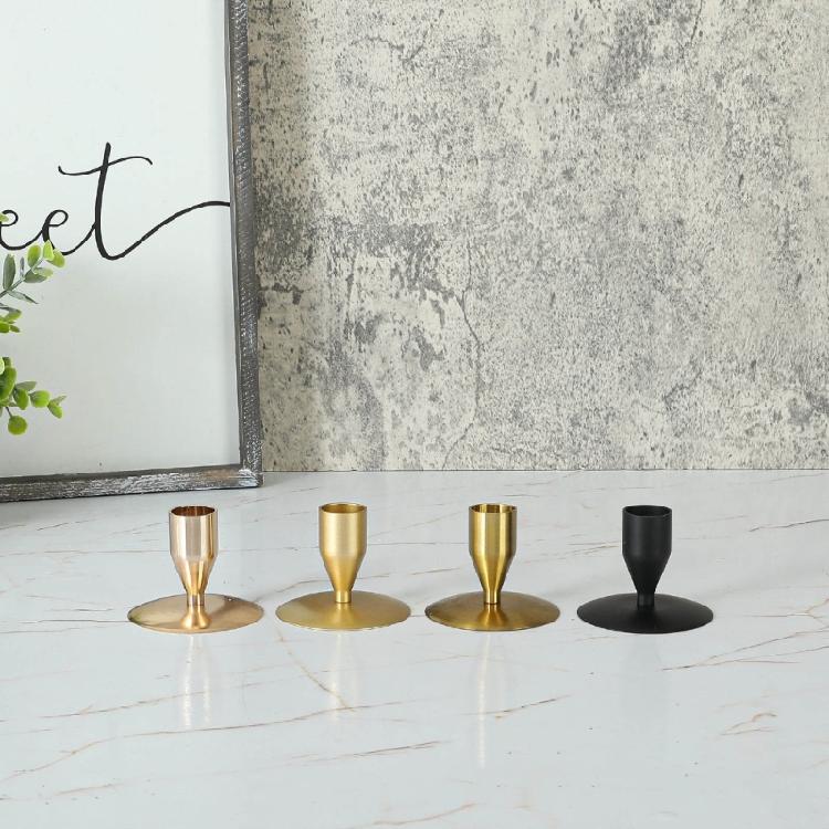 Iron Candlestick Holders Taper Candle Holders Decorative Candle Stand for Table Centerpieces Wedding,Home Decorations