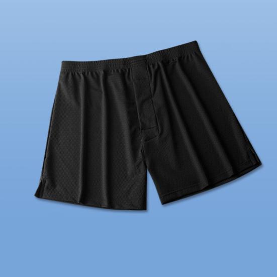 Středně vysoký pas Elastický pas Ledový hedvábí Prodyšné otvory Spací šortky Pánské Letní Ležérní Krátké Pyžamové kalhoty