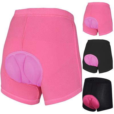 Women Ladies Bike  3D Gel Padded Bike Underwear Riding Underpants Safe