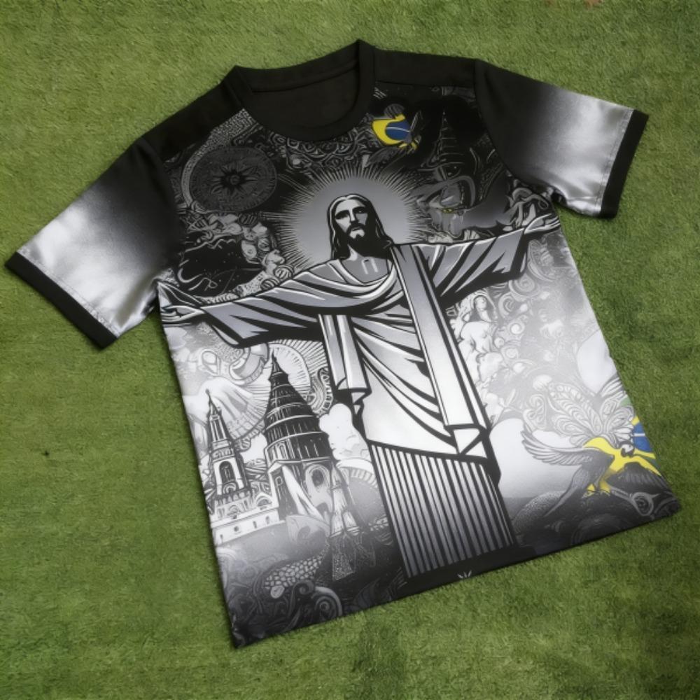 Funny JESUS Fashion European Style Printed Men's T-shirt Summer Casual Outdoor Men's Short Sleeved Tees Top Pullover Women's Clothing
