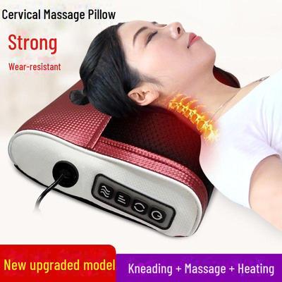 Intelligentes Mehrzonen-Massagekissen: Zervikal, Nacken, Taille, Rücken, Schulter, Heimheizung Lendenwirbelstütze