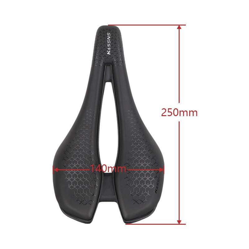 HASSNS Hollow Mountain Bike Saddle Short Nose Gel Pad Comfortable Breathable Cycling Seat MTB Road