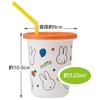 Skater Tumbler with straw 3 pieces 320ml Miffy 21 Made in Japan SIH3ST-A