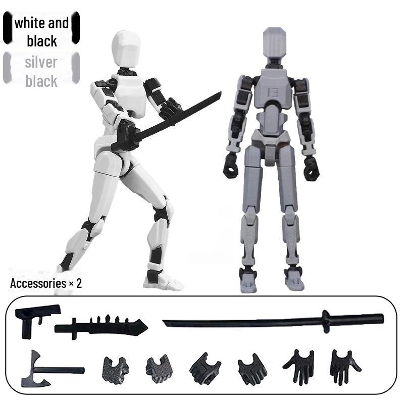 3D Movable Jointed Children's Dolls - Decompression Toy