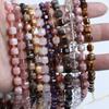 6mm Faceted Natural Crystal Gemstone Beads for DIY Jewelry & Hair Accessories