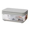 Sheet Case (One-Hand Open/Closes Securely To Prevent Drying) Wet Wipes Case with Gasket, Gray Container, W649GY